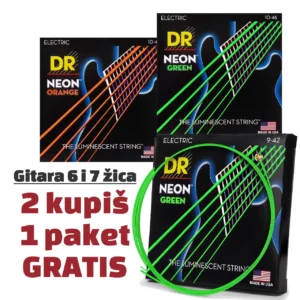 Na UV svjetlu DR NEON žice daju upečatljiv vizuelni prizor savršen za binu i snimanje videa. Prodaja Artist d.o.o. trgovine Banja Luka, Sarajevo, Doboj