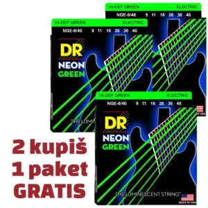 DR Hi-Def NEON™ GREEN 9-46 žice za el. git 3 pack (1 GRATIS)