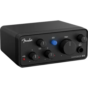 Fender AudioBox Go, USB audio interfejs, eksterna zvučna kartica, snimanje na telefonu, mobilni studio, USB-C interfejs, Artist d.o.o. Prodaja u Artist d.o.o. prodavnicama Banja Luka, Sarajevo.