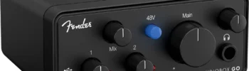 Fender AudioBox Go, USB audio interfejs, eksterna zvučna kartica, snimanje na telefonu, mobilni studio, USB-C interfejs, Artist d.o.o. Prodaja u Artist d.o.o. prodavnicama Banja Luka, Sarajevo.