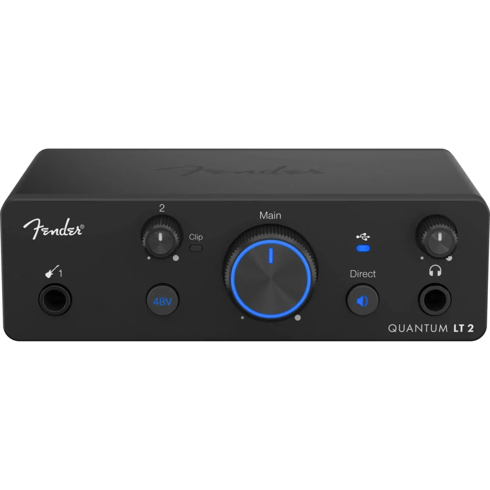 Fender Quantum LT 2, USB audio interfejs, zvučna kartica 192kHz, MAX-HD preamp, snimanje gitare, Fender audio, Artist d.o.o. Prodaja u Artist d.o.o. prodavnicama Banja Luka, Sarajevo.