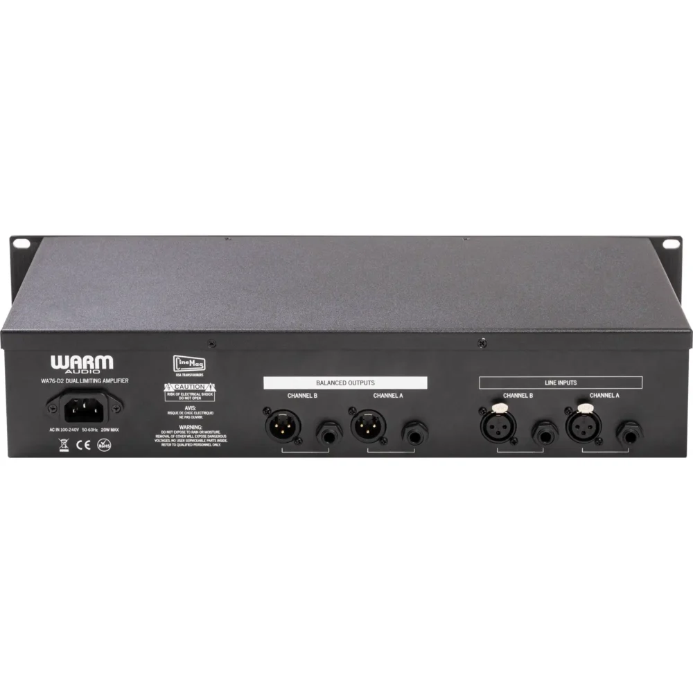 Warm Audio WA76-D2, dual FET kompresor, stereo kompresor, 1176 Revision D, studijska oprema, analogni procesor zvuka, Artist d.o.o. Prodaja u Artist d.o.o. prodavnicama Banja Luka, Sarajevo.