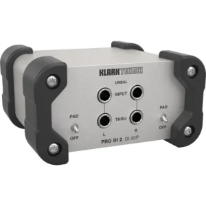 Klark Teknik DI 20P pasivni stereo DI Box