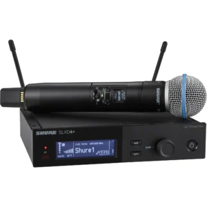 Shure SLXD24+/B58, digitalni bežični sistem, bežični mikrofon, Beta 58A, ShowLink, profesionalni mikrofon, Shure SLX-D Plus. Prodaja u Artist d.o.o. prodavnicama Banja Luka, Sarajevo.