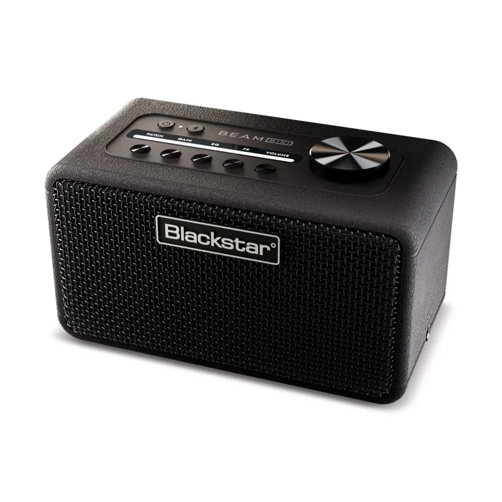 Blackstar Beam Mini, pametni zvučnik, muzički procesor, Bluetooth audio, AI muzika, prenosni zvučnik, Blackstar audio, muzička oprema. Prodaja u Artist d.o.o. prodavnicama Banja Luka, Sarajevo.