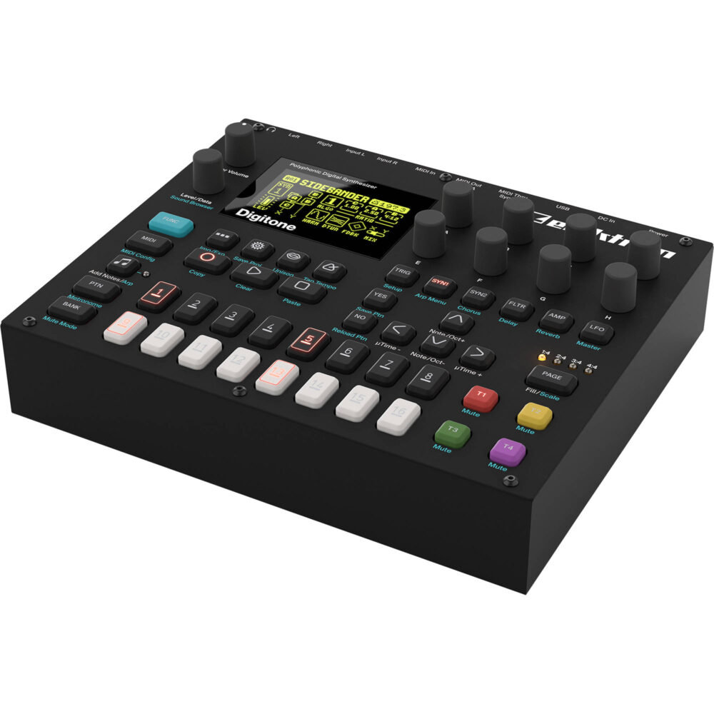 Elektron Digitone, FM sintejsajzer, digitalni sintisajzer, Elektron sekvencer, groovebox, zvučni modul, ritam mašina, desktop synth. Prodaja u Artist d.o.o. prodavnicama Banja Luka, Sarajevo.