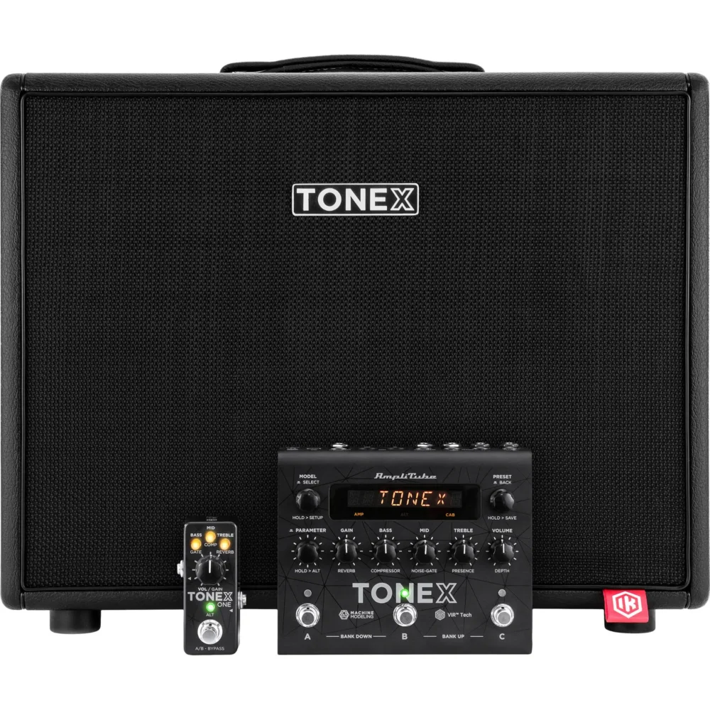 IK Multimedia TONEX Cab, TONEX zvučnik, FRFR kabinet, aktivni gitarski kabinet, Celestion 12 inča, zvučnik za procesor, TONEX kabinet. Prodaja u Artist d.o.o. prodavnicama Banja Luka, Sarajevo.