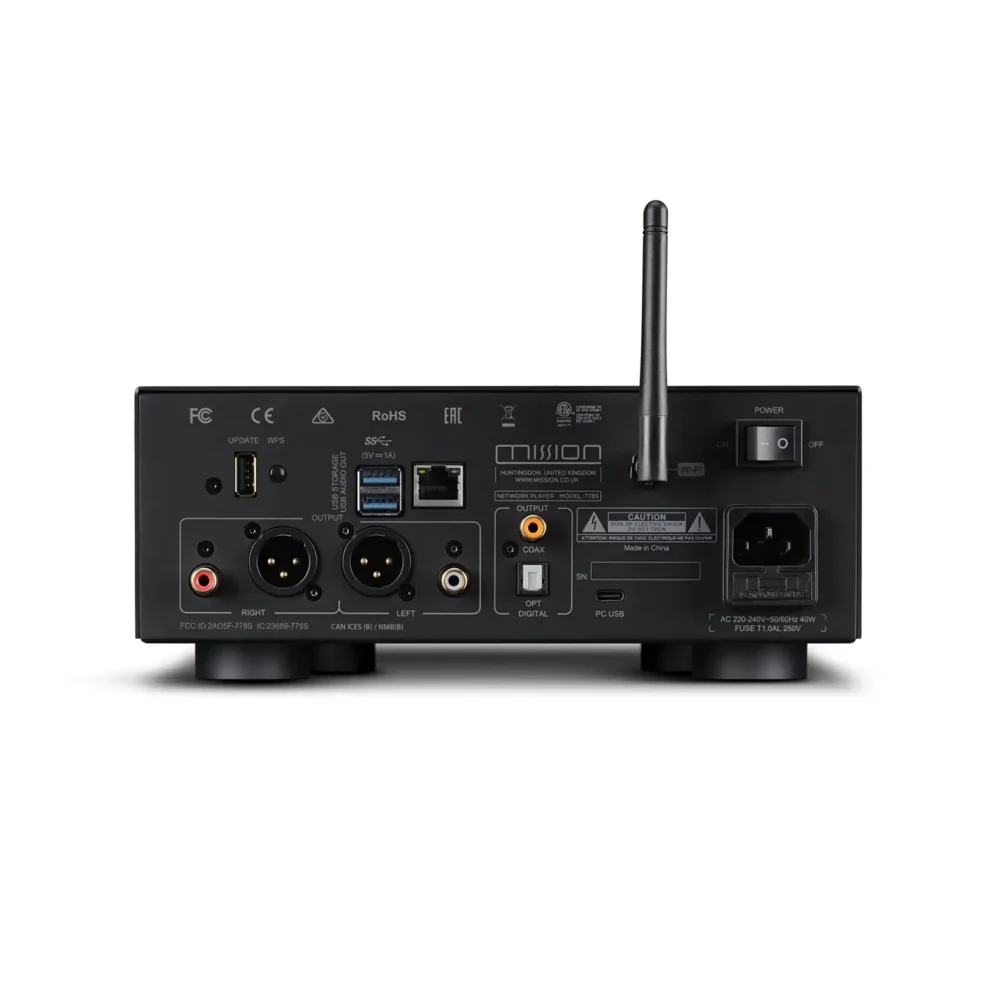 Mission 778S, mrežni plejer, network streamer, Hi-Fi DAC, Sabre ES9038Q2M, Roon Ready, Tidal Connect, balansirani plejer. Prodaja u Artist d.o.o. prodavnicama Banja Luka, Sarajevo.