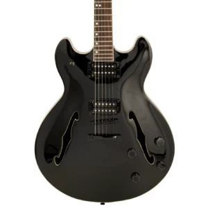 Northstar Pro NSP5BKG, crna poluakustična gitara, semi-acoustic gitara, gitara od mahagonija, gitara sa humbakerima, hollowbody gitara, crni hardver gitara. Prodaja u Artist d.o.o. prodavnicama Banja Luka, Sarajevo.