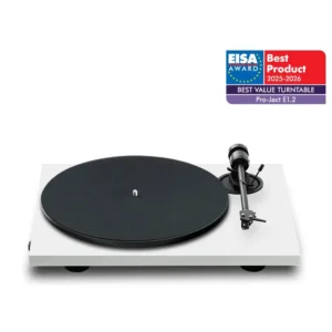 Pro-Ject E1.2, gramofon, Hi-Fi gramofon, aluminijumski tanjir, Pick it MM E, belt drive, audiofilska oprema, Pro-Ject Audio. Prodaja u Artist d.o.o. prodavnicama Banja Luka, Sarajevo.