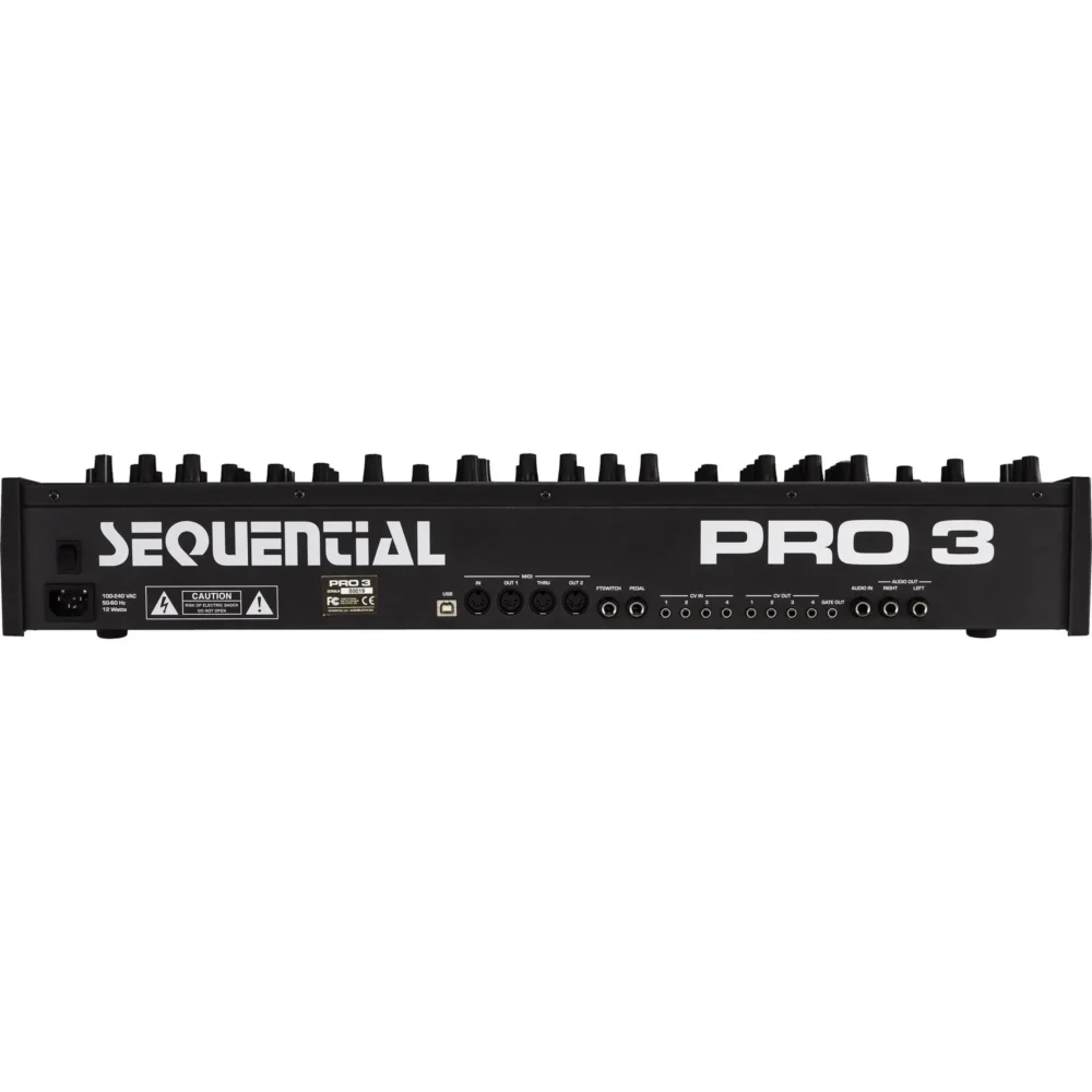 Sequential PRO 3, Sequential synthesizer, hibridni sintejsajzer, parafonik sintejsajzer, Dave Smith synths, mono synth, eurorack cv sequencer. Prodaja u Artist d.o.o. prodavnicama Banja Luka, Sarajevo.