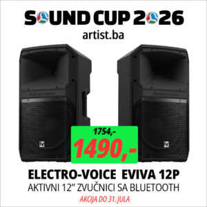 Sound Cup 2026: Electro-Voice EVIVA 12P aktivni zvučnik sa Bluetooth (PAR)