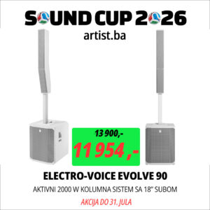 Sound Cup 2026: Electro-Voice EVOLVE 90 White aktivni kolumna sistem (PAR)