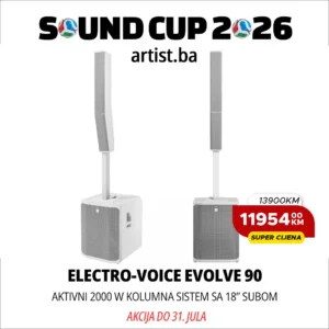 Sound Cup 2026: Electro-Voice EVOLVE 90 White aktivni kolumna sistem (PAR)