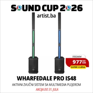 Sound Cup 2026: Wharfedale Pro IS-48 aktivni muzički sistem (PAR)