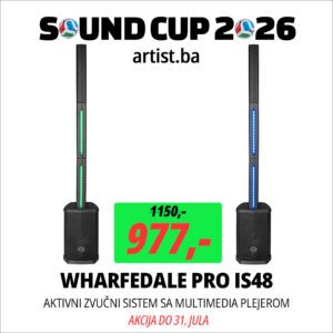 Sound Cup 2026: Wharfedale Pro IS-48 aktivni muzički sistem (PAR)