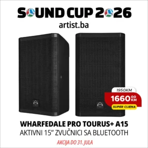 Sound Cup 2026: Wharfedale Pro TOURUS+ A15 aktivna zvučna kutija (PAR)