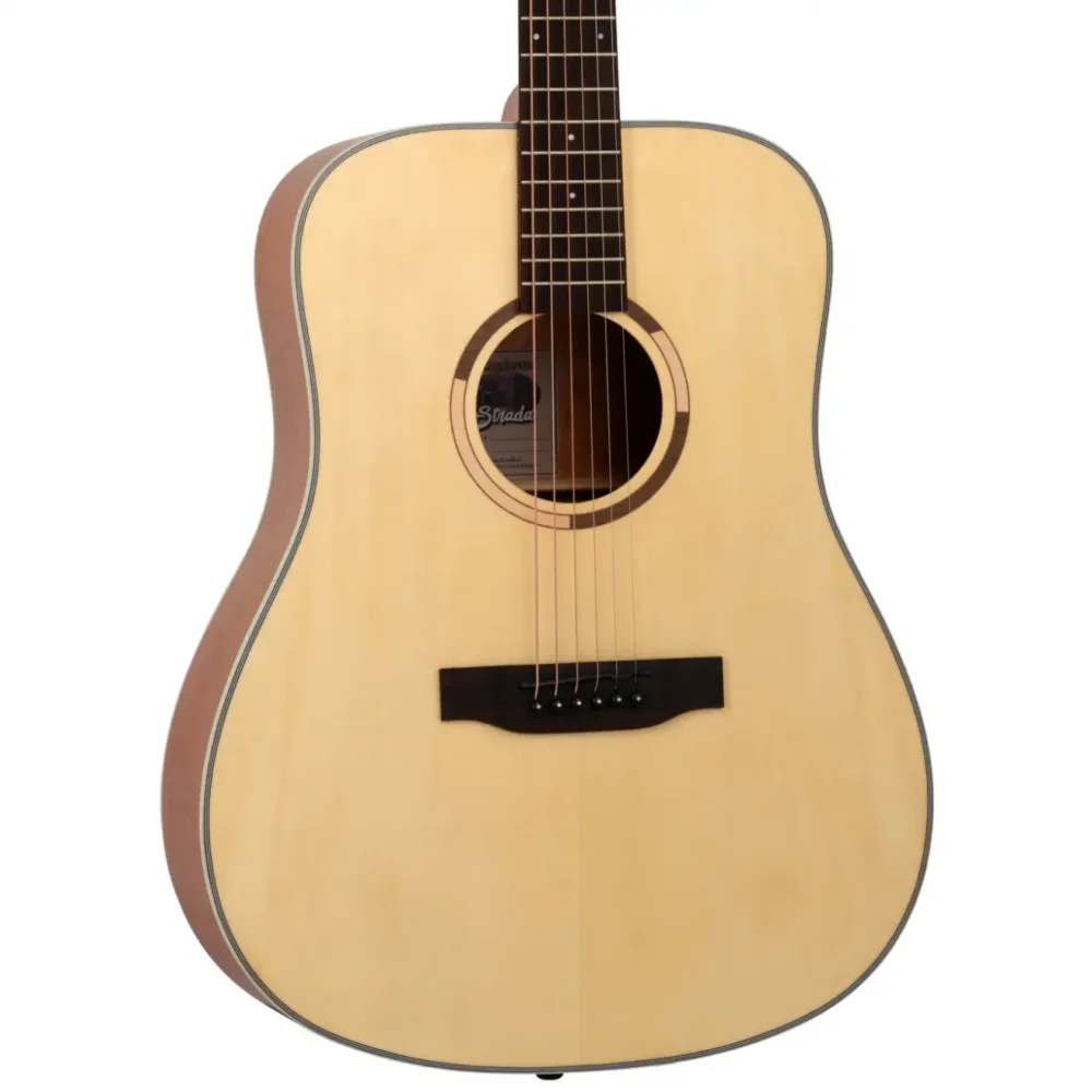 Strada TS5, Strada akustična gitara, Dreadnought gitara, gitara od smreke, akustična gitara mahagoni, ebanovina prstohvat, Strada TS-5. Prodaja u Artist d.o.o. prodavnicama Banja Luka, Sarajevo.