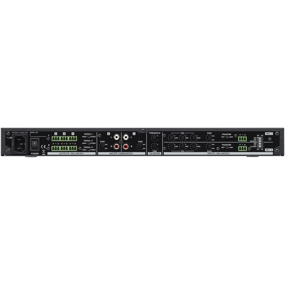TASCAM MZ-123BT, zonski mikser, instalacioni mikser, 3-zone mixer, 1RU mikseta, komercijalni audio, Bluetooth mikser. Prodaja u Artist d.o.o. prodavnicama Banja Luka, Sarajevo.
