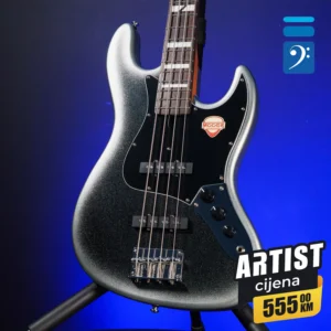 Mooer MBJ412 Dark Silver Jazz bass gitara + Gig Bag torba