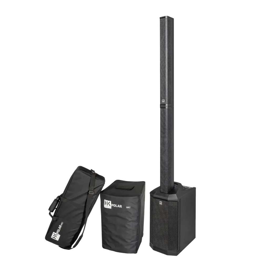 HK Audio POLAR 8 MK2 aktivni stubni sistem prenosni razglas kolona zvučnik sa subwooferom ugrađen mikser bluetooth razglas koncerti prezentacije. Prodaja u Artist d.o.o. prodavnicama Banja Luka, Sarajevo.