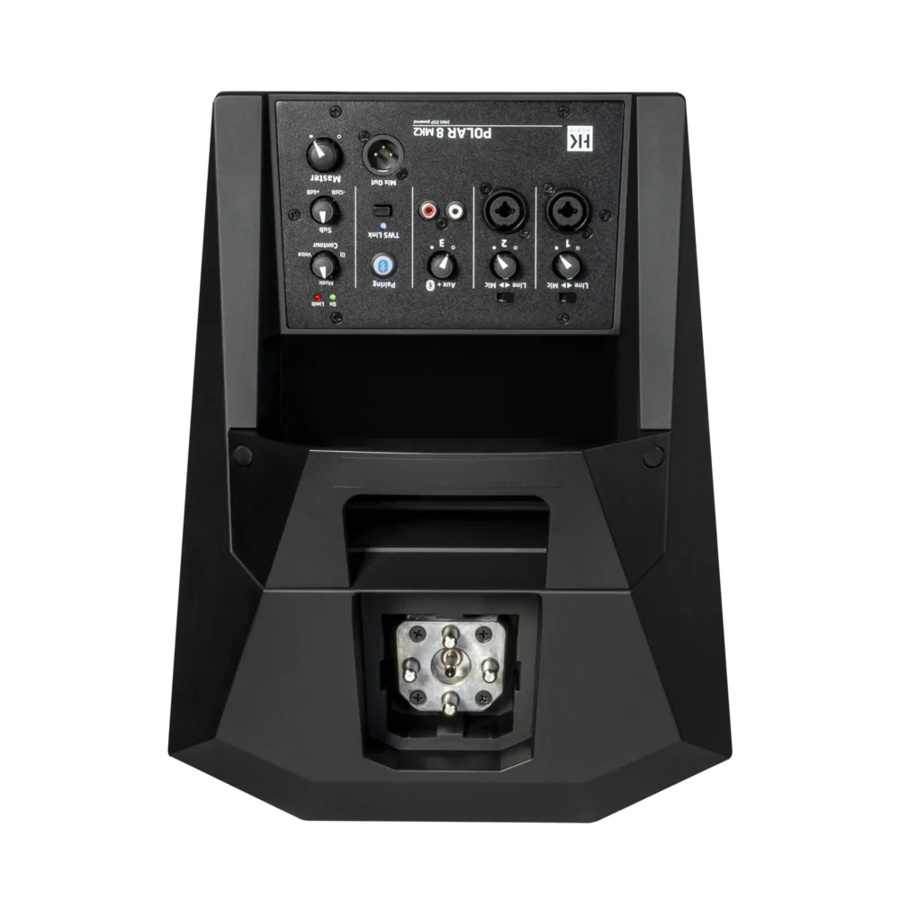 HK Audio POLAR 8 MK2 aktivni stubni sistem prenosni razglas kolona zvučnik sa subwooferom ugrađen mikser bluetooth razglas koncerti prezentacije. Prodaja u Artist d.o.o. prodavnicama Banja Luka, Sarajevo.