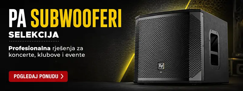 PA subwooferi selekcija