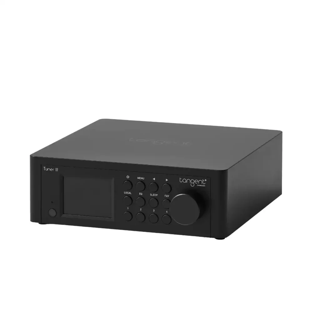Tangent Tuner III, Tangent tjuner, internet radio tjuner, kompaktni radio prijemnik, DAB tjuner, digitalni radio prijemnik, Tangent Ampster tuner, Toslink radio tuner. Prodaja u Artist d.o.o. prodavnicama Banja Luka, Sarajevo.