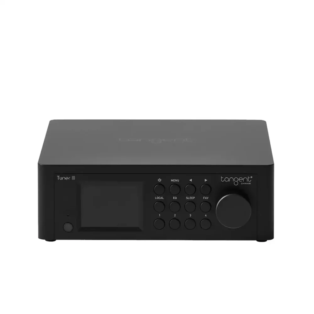 Tangent Tuner III, Tangent tjuner, internet radio tjuner, kompaktni radio prijemnik, DAB tjuner, digitalni radio prijemnik, Tangent Ampster tuner, Toslink radio tuner. Prodaja u Artist d.o.o. prodavnicama Banja Luka, Sarajevo.