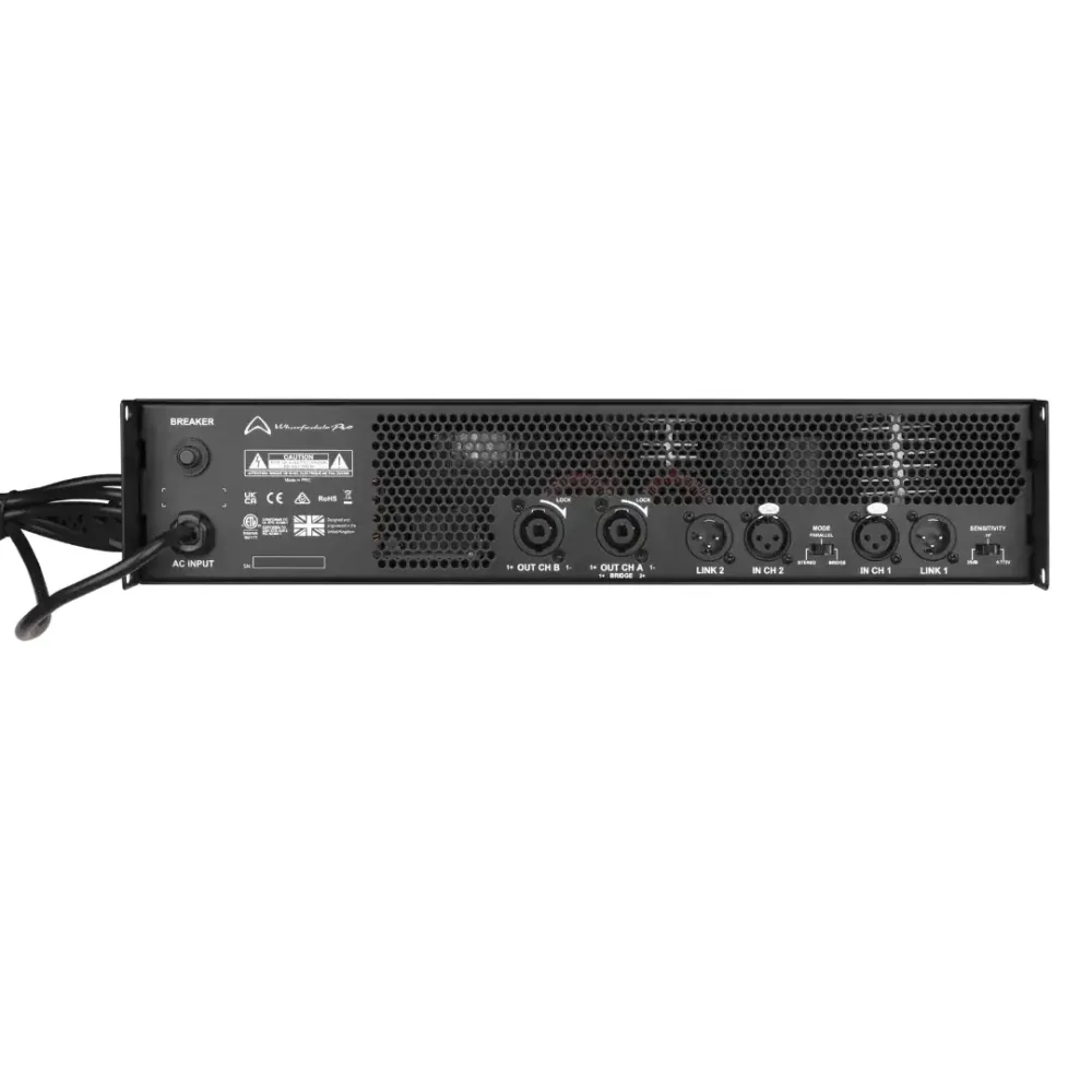 Wharfedale Pro DR6000 pojačalo snage Class D dvokanalno pojačalo profesionalno ozvučenje razglas sistemi uživo koncerti klubovi. Prodaja u Artist d.o.o. prodavnicama Banja Luka, Sarajevo.
