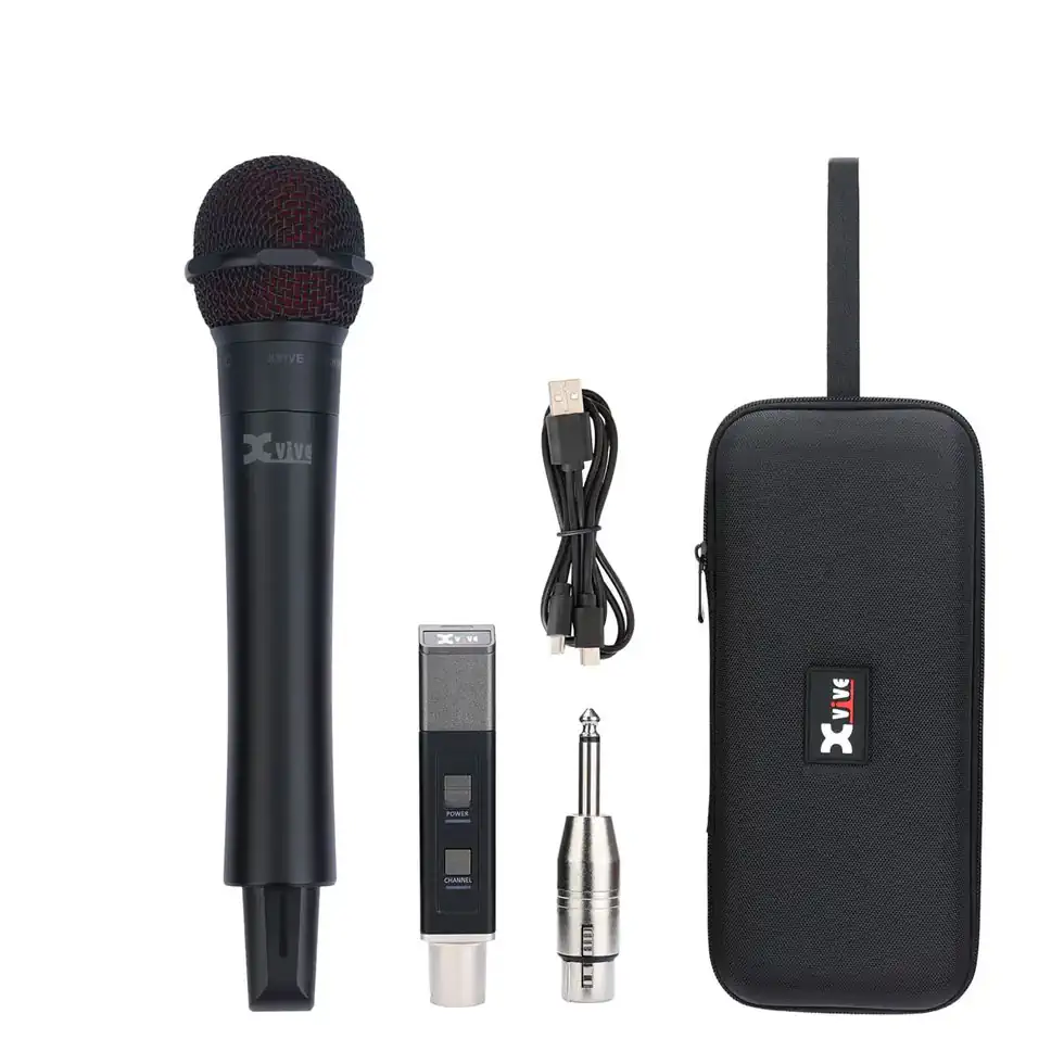 Xvive Audio M5, Xvive M5 bežični mikrofon, bežični vokalni mikrofon, 5.8 GHz bežični sistem, vokalni mikrofon sa XLR prijemnikom, Xvive mikrofon, bežični mikrofon za pjevanje. Prodaja u Artist d.o.o. prodavnicama Banja Luka, Sarajevo.