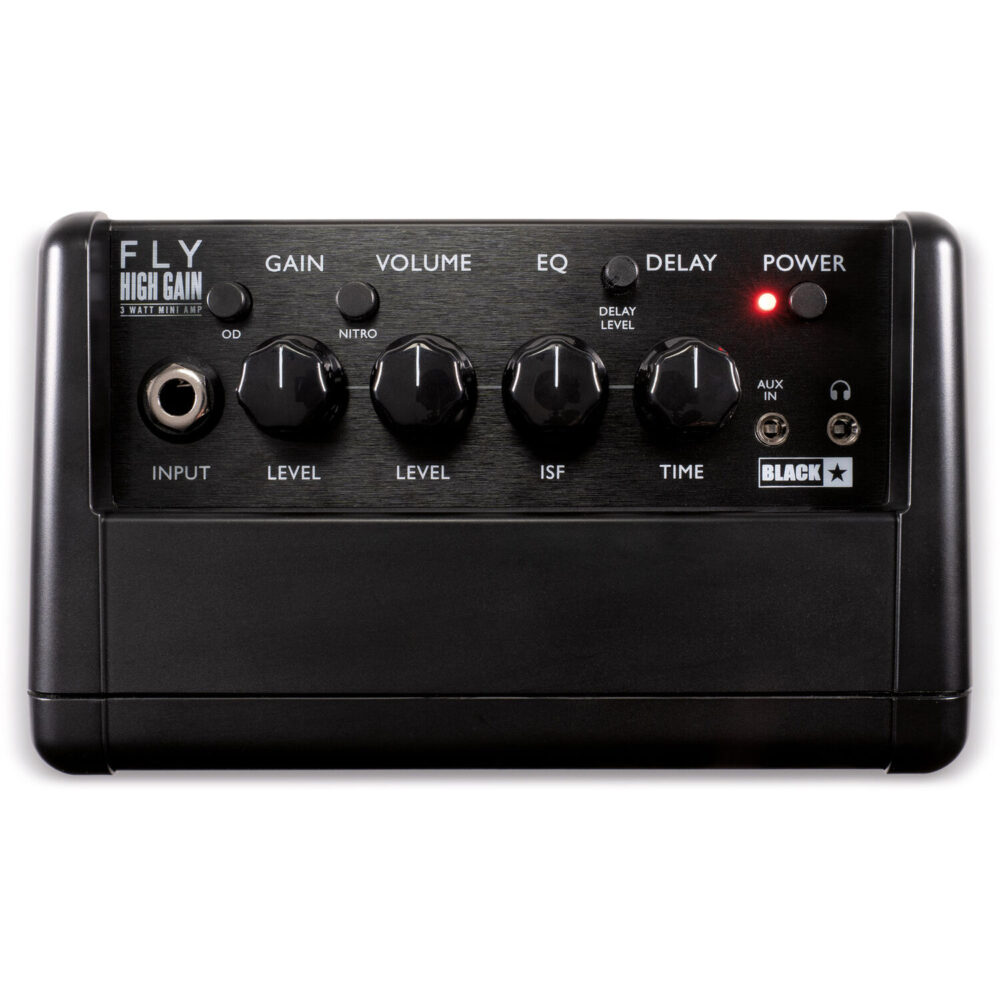 Blackstar Fly 3 High Gain prenosno mini gitarsko pojačalo snage 3W sa Nitro kanalom, ISF kontrolom tona i ugrađenim delay efektom. Prodaja u Artist d.o.o. prodavnicama Banja Luka, Sarajevo.